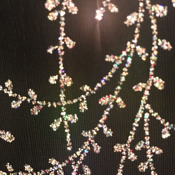 Ronnie Nicole Black Sparkly Shell/ top/ sleeveless,jersey,pullover. - Picture 9 of 12